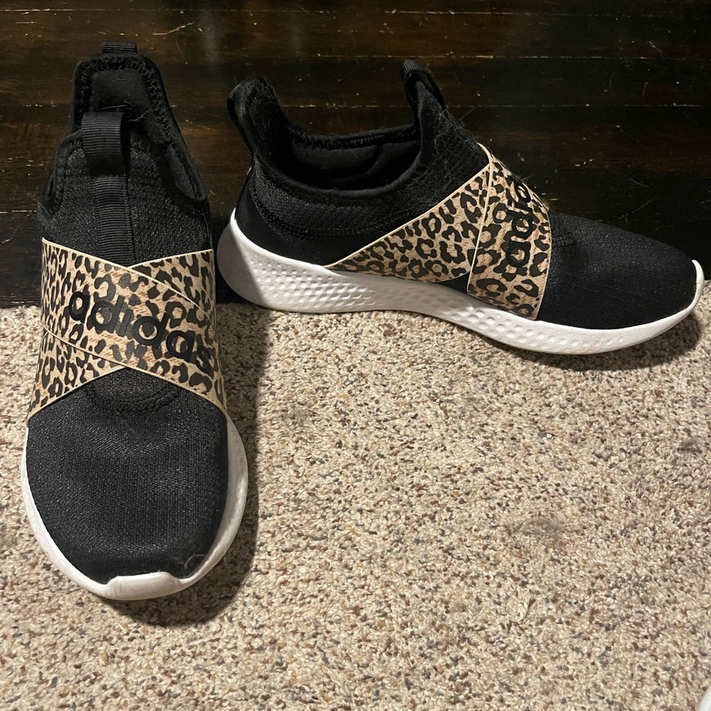 Adidas Cheetah print shoes